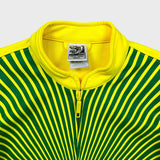 2010 Adidas Brazil Track Jacket Mens Medium Yellow South Africa FIFA World Cup