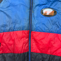 Vintage 90s Pro Player New York Giants Jacket Mens Large Blue Full Zip NFL Football Coat