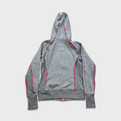 Lululemon Scuba Hoodie Womens Size 6 Gray Full Zip Sports Hooded Sweater