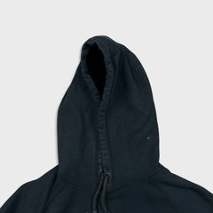 Nike Sportswear Hoodie Mens Medium Black Swoosh Pullover Hooded Sweatshirt