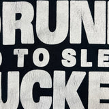 Wiz Khalifa T Shirt Mens Small Black Wake Up Drunk Graphic Short Sleeve Rap Tee