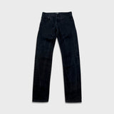 Carhartt WIP Jeans Mens 29x34 Black Klondike Faded Dark Wash Slim Tapered Denim Pants