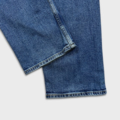 Levi's 505 Jeans Mens 34x30 Blue Regular Fit Straight Leg Medium Wash Denim Pants