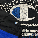 Vintage 90s Champion Jacket Mens XS Black Rochester NY USA Bomber