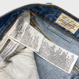 Levi's 501 Jeans Womens 30x32 Blue Original Fit Straight Distressed Medium Wash Denim Pants