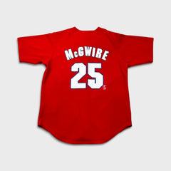 Vintage Y2K Mark McGwire #25 St Louis Cardinals Jersey Mens Medium Red MLB Baseball