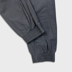 Nike Sportswear Track Pants Mens Small Gray Swoosh Taper Leg Athletic Jogger