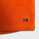 Vinatge Y2K Nike Sportswear Fleece Mens Large Orange Swoosh 1/4 Zip Outdoor Pullover Jacket