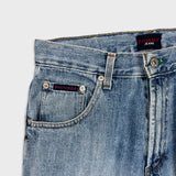 Vintage Tommy Hilfiger Jeans Mens 29x32 Blue Straight Light Wash Denim 90s Pants