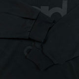 Adidas Sweatshirt Womens Large Black French Terry Loose Fit Graphic Pullover Crewneck