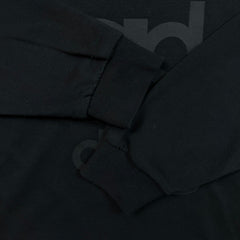 Adidas Sweatshirt Womens Large Black French Terry Loose Fit Graphic Pullover Crewneck