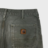 Carhartt Pants Mens 32x32 Green Distress Original Dungaree Fit Workwear Carpenter