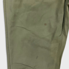 Nike Sportswear Track Pants Mens Large Green Woven Swoosh Taper Leg