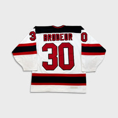 Vintage 90s CCM New Jersey Devils Martin Brodeur #30 Hockey Jersey Mens Medium White