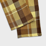 Vintage 70s Levi’s Sta-Prest Pants Mens 32x29 Brown Plaid Flare Leg Trousers