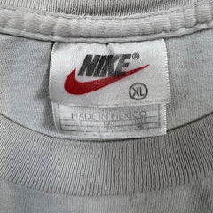 Vintage 90s Nike Air T Shirt Mens XL White Center Swoosh Sportswear Tee