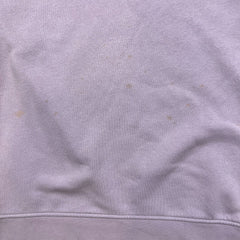 Adidas Sweatshirt Womens Small Pink Original Trefoil Spell Out Pullover Crewneck