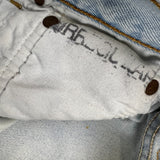 Vintage 90s Levis 501 Jeans Womens 29x31 Original Straight Light Wash Distressed Denim Pants