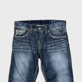 Silver Jeans Co. Zac Mens 33x34 Blue Relaxed Fit Straight Leg Dark Wash Denim Pants