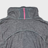 Lululemon Pace Pusher 1/2 Zip Womens Size 8 Gray Athletic Yoga Track Top