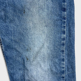 Levi's 505 Jeans Mens 32x32 Blue Regular Fit Straight Leg Medium Wash Denim Pants