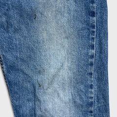 Levi's 505 Jeans Mens 32x32 Blue Regular Fit Straight Leg Medium Wash Denim Pants