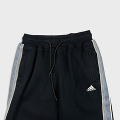 Adidas Sweatpants Mens Large Black Essentials Relaxed Fleece Comfort Jogger