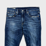 Levi's 502 Jeans Mens 34x32 Blue Regular Taper Fit Dark Wash Stretch Denim Pants