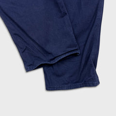 Carhartt Pants Mens 36x28 Blue Flame Resistant FR Relaxed Straight Workwear Twill