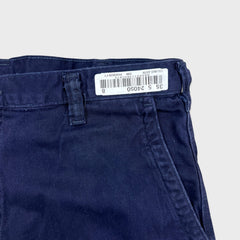 Carhartt Pants Mens 36x28 Blue Flame Resistant FR Relaxed Straight Workwear Twill