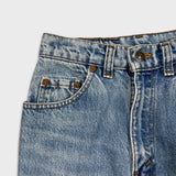 Vintage 90s Levi's 531 Jeans Womens 24x30 High Rise Taper Leg Light Wash Denim Pants