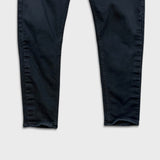 Karl Lagerfeld Paris Jeans Mens 34x27 Black Dark Wash Slim Taper Stretch Denim Pants