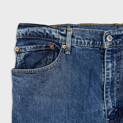 Levi's 505 Jeans Mens 38x30 Blue Regular Fit Straight Leg Medium Wash Denim Pants