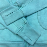 Lululemon Scuba Hoodie Womens Size 10 Blue Full Zip Sports Hooded Sweater
