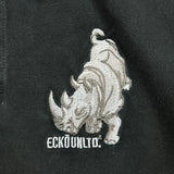 Vintage Y2K Ecko Unltd Polo Shirt Mens Medium Black Rhino Casual Preppy Short Sleeve