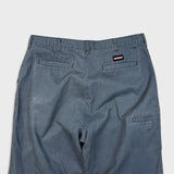 Vintage Dickies Pants Mens 36x32 Gray Wide Baggy Convertible Workwear Trousers