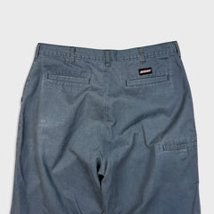 Vintage Dickies Pants Mens 36x32 Gray Wide Baggy Convertible Workwear Trousers