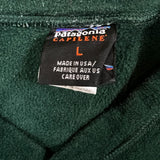 Vintage 90s Patagonia Capilene Fleece Mens Large Green Button Up Jacket