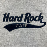 Vintage 90s Hard Rock Cafe Sweatshirt Mens XL Gray Salt Lake City USA Pullover