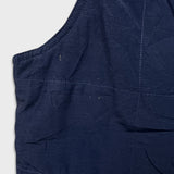 Vintage 80s The North Face Vest Mens Small Blue USA Button Up Jacket