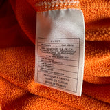 Vintage Y2K Nike Sportswear Fleece Mens Medium Orange Swoosh 1/4 Zip Pullover Jacket