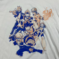 My Hero Academia T Shirt Mens 2XL White One For All Funimation Anime Graphic Tee
