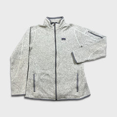 Patagonia Better Sweater Fleece Womens Large Gray Outdoor Active Full Zip Jacket