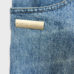 Vintage Mecca Jeans USA Mens 40x34 Blue Baggy Hip Hop Light Wash Denim Y2K Pants