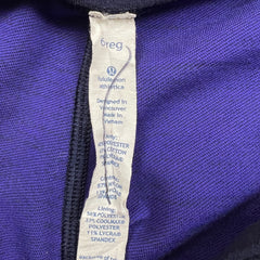 Lululemon Groove Short Womens Size 6 Purple Athletica Yoga Pilates Mid Rise