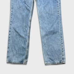 Vintage Y2K Levi's 516 Jeans Mens 36x32 Blue Slim Straight Leg Light Wash Faded Denim Pants