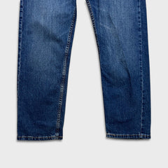Levi's 505 Jeans Mens 34x30 Blue Medium Wash Regular Fit Straight Stretch Denim Pants