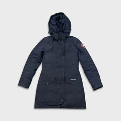 Canada Goose Trillium Parka Womens 2XS Black Down Jacket Coat 6550L Arctic Tech
