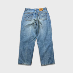 Vintage 90s Levi's 506 Jeans Mens 34x30 Blue Comfort Relaxed Straight Light Wash Denim Pants