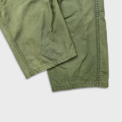 Vintage 80s Rothco BDU Pants Mens Green 31x28 Ripstop Army Military USA Cargo